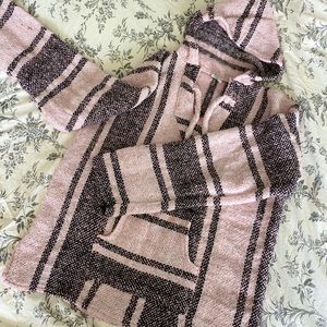 Baja Hoodie/Poncho-Pink